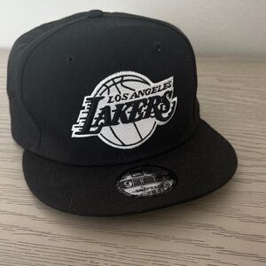 New Era Black Los Angeles Lakers Cap